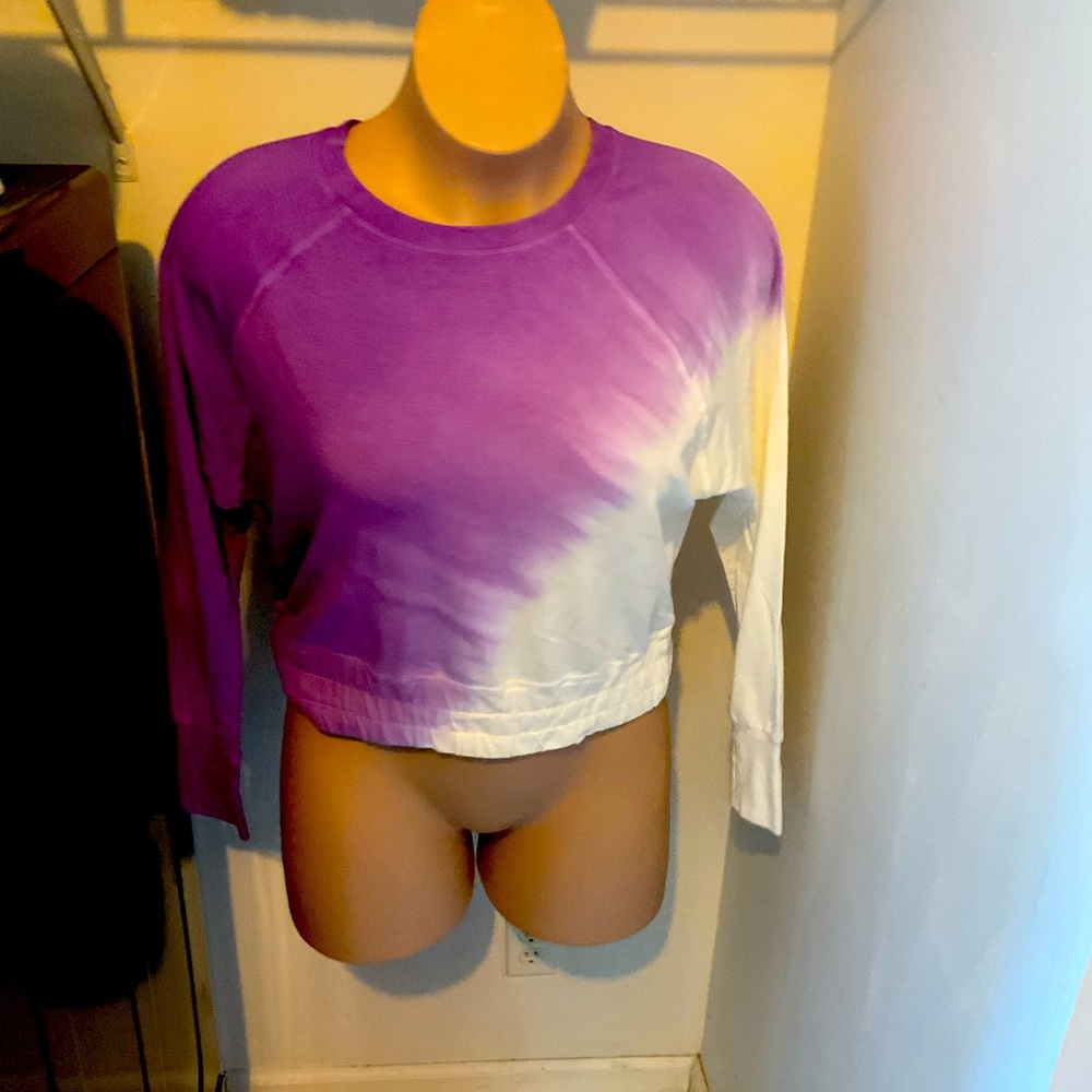 Joy Lab Amethyst Purple Crop Sweatshirt